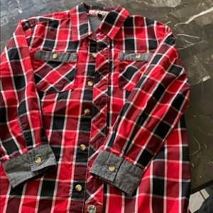 Boys plaid button up